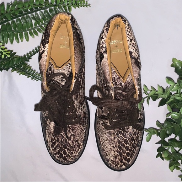 Vintage Beau & Ashe Snake Hidden Platform Sneaker - Picture 2 of 2